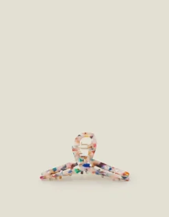 Accessorize Marbled Resin Twist Claw Clip