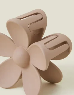 Accessorize Matte Flower Claw Clip