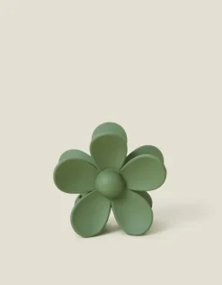 Accessorize Matte Flower Claw Clip