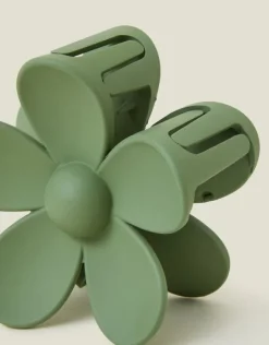 Accessorize Matte Flower Claw Clip