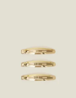 Accessorize Metal Snap Clips 4 Pack