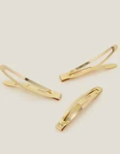 Accessorize Metal Snap Clips 4 Pack