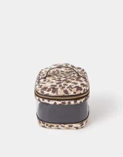 Accessorize Mini Cheetah Print Make Up Bag