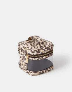 Accessorize Mini Cheetah Print Make Up Bag