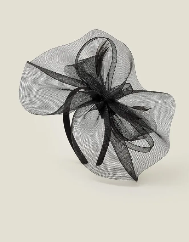 Accessorize Mini Crin Fascinator Black