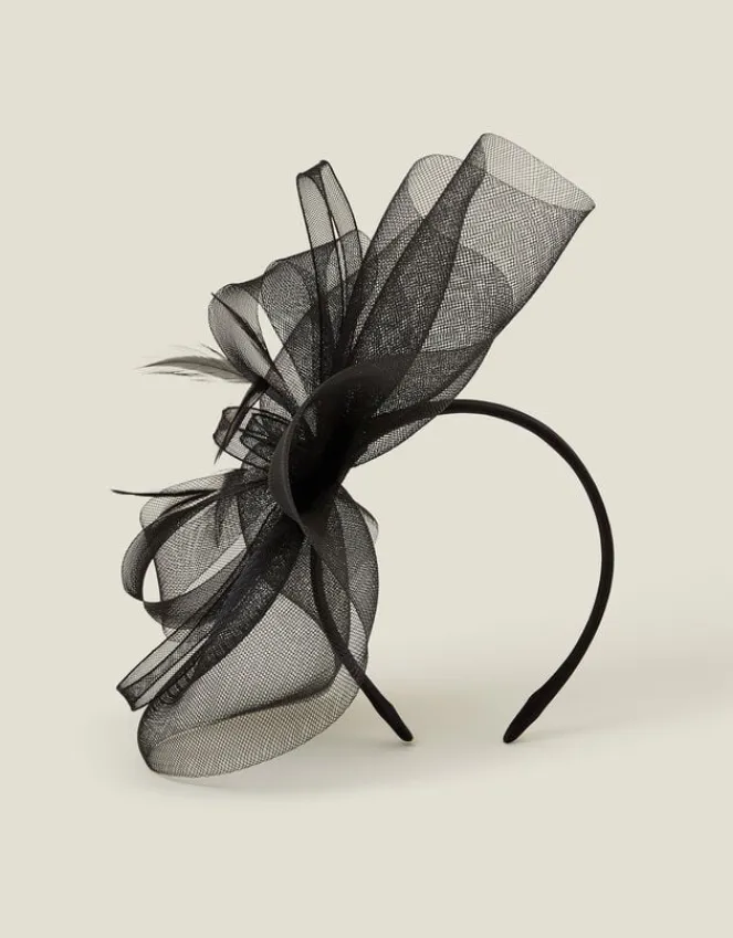 Accessorize Mini Crin Fascinator Black