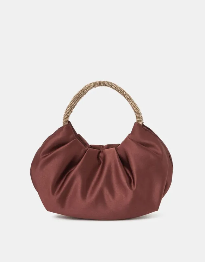 Accessorize Mini Embellished Satin Bag