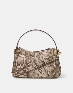 Accessorize Mini Faux Snakeskin Handbag
