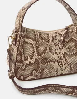 Accessorize Mini Faux Snakeskin Handbag