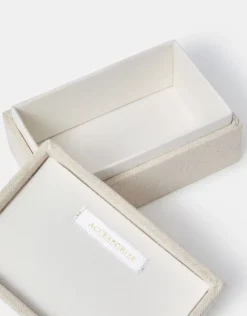 Accessorize Mirror & Bead Embellished Jewellery Box