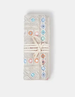 Accessorize Mirror & Bead Embellished Jewellery Storage Roll