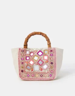 Accessorize Mirror Embellished Handbag