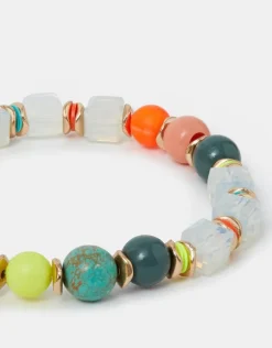 Accessorize Mix Bead Stretch Bracelet