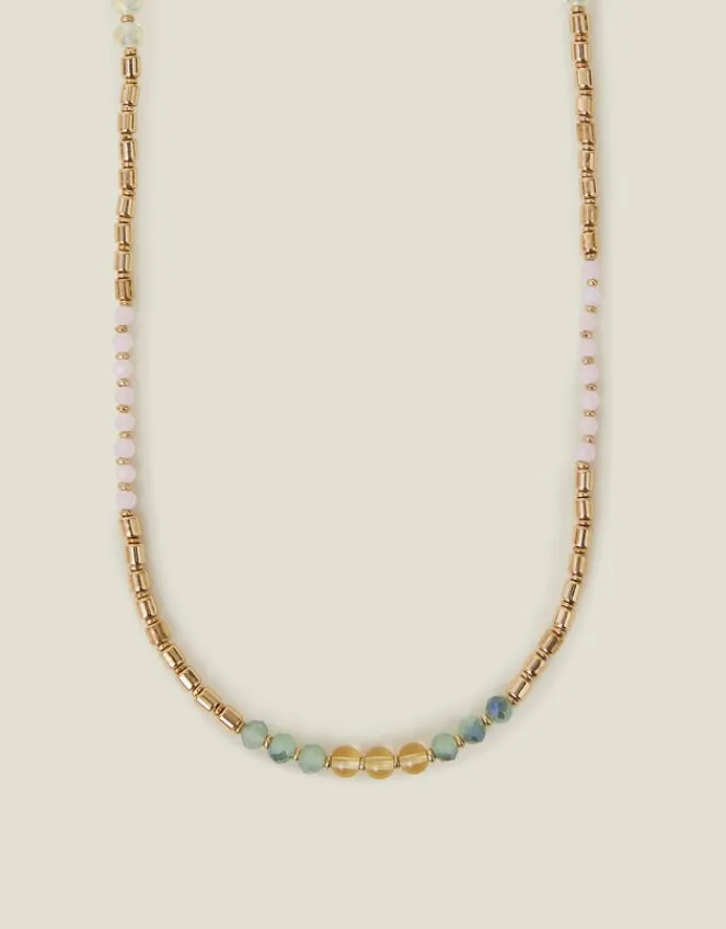 Accessorize Mix Beaded Rope Necklace