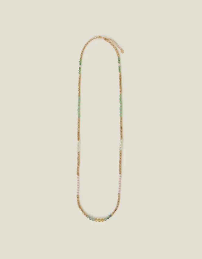 Accessorize Mix Beaded Rope Necklace