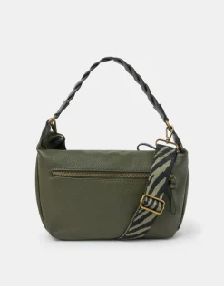 Accessorize Multi Strap Crossbody Bag Green