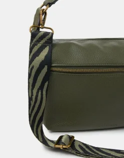 Accessorize Multi Strap Crossbody Bag Green