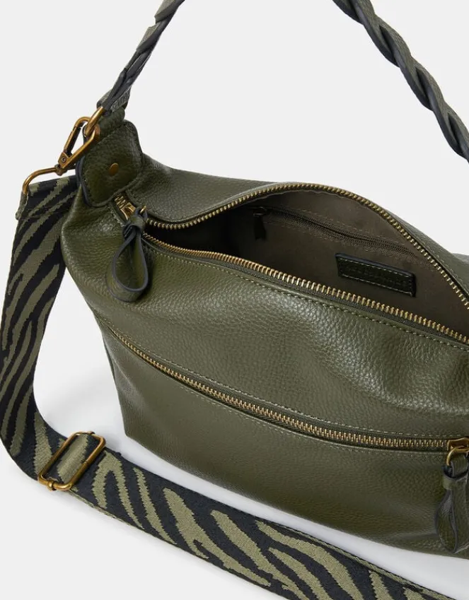 Accessorize Multi Strap Crossbody Bag Green