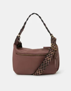 Accessorize Multi Strap Crossbody Bag Tan
