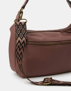 Accessorize Multi Strap Crossbody Bag Tan