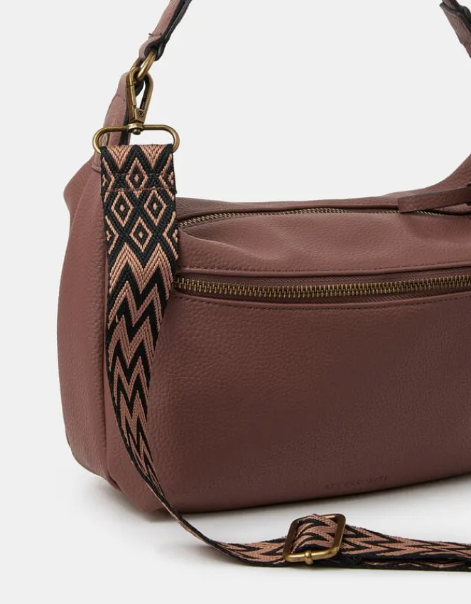 Accessorize Multi Strap Crossbody Bag Tan