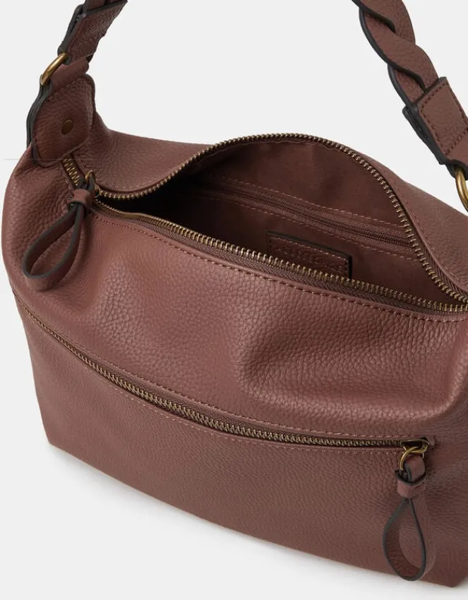 Accessorize Multi Strap Crossbody Bag Tan