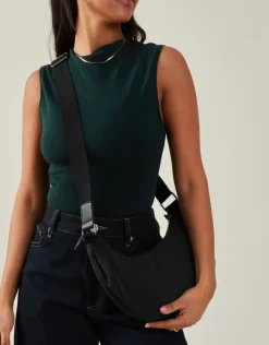 Accessorize Nylon Cross-Body Sling Bag