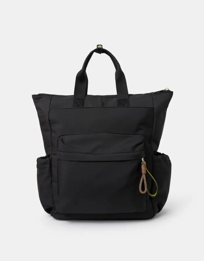 Accessorize Nylon Top Handle Backpack