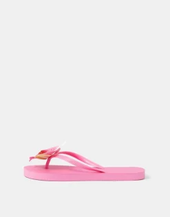 Accessorize Orchid Flip Flops Pink
