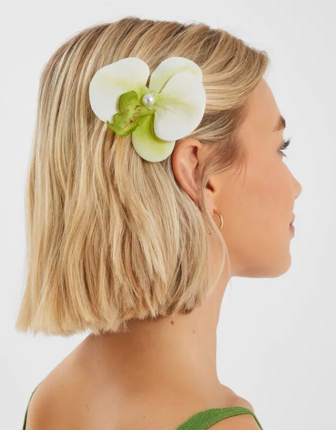 Accessorize Orchid Hair Clip Yellow