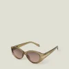 Accessorize Oval Cat Eye Sunglasses