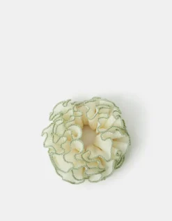 Accessorize Oversized Frilly Pleated Hair Scrunchie