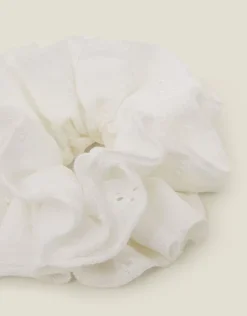 Accessorize Oversized Layer Broderie Hair Scrunchie