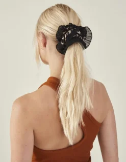 Accessorize Oversized Leopard Print Hair Scrunchie