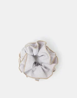 Accessorize Oversized Stripe Hair Scrunchie