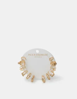 Accessorize 6-Pack Celestial Ear Cuffs Gold