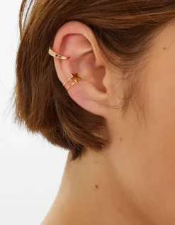 Accessorize 6-Pack Celestial Ear Cuffs Gold