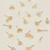 Accessorize 10-Pack Celestial Sparkle Stud Earrings