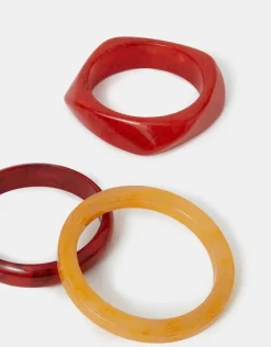 Accessorize 3-Pack Chunky Resin Bangles