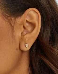 Accessorize 6-Pack 14ct Gold-Plated Stud & Hoop Earrings