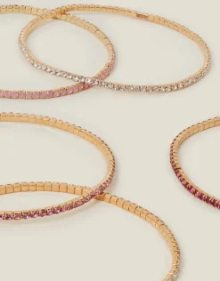 Accessorize 6-Pack Cup Chain Stretch Bracelets