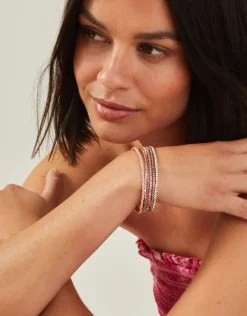 Accessorize 6-Pack Cup Chain Stretch Bracelets