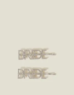 Accessorize 2-Pack Diamante Bride Hair Slides