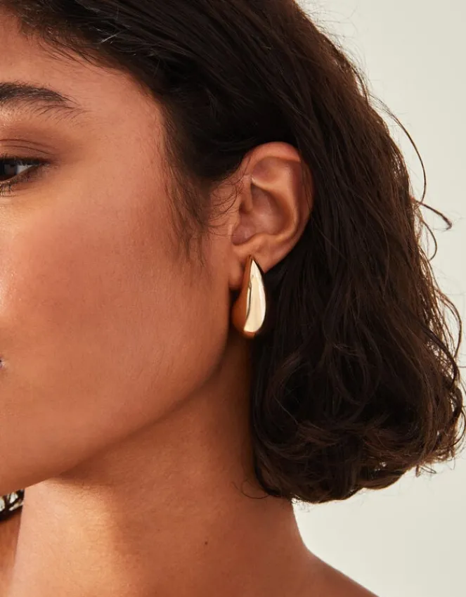 Accessorize 3-Pack Drop Curve Earrings