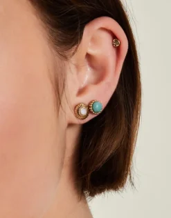 Accessorize 5-Pack Elephant Stud Earrings