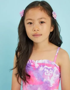 Accessorize 2-Pack Girls Fabric Flower Hair Clips