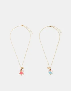 Accessorize 2-Pack Girls Fairy 'BFF' Necklace