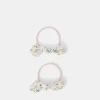 Accessorize 2-Pack Girls Floral Bow Hairbands