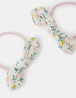 Accessorize 2-Pack Girls Floral Bow Hairbands