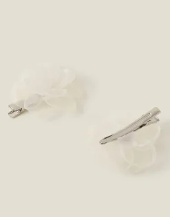 Accessorize 2-Pack Girls Flower Clips